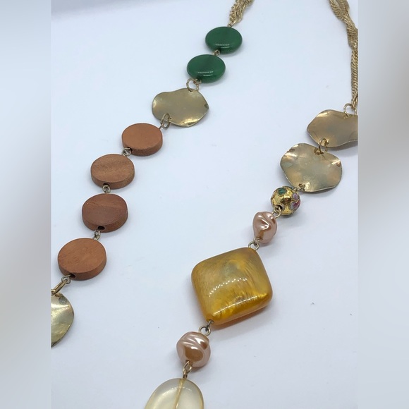 Multi-Coloured Beaded Fashion Jewellery Necklace - Picture 3 of 7